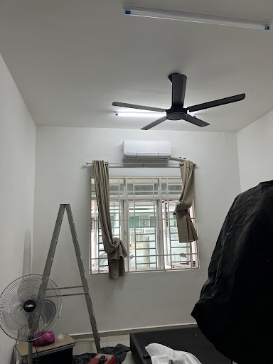 servis aircond rumah, pejabat dan kerja wiring dan baiki mesin basuh, peti sejuk
