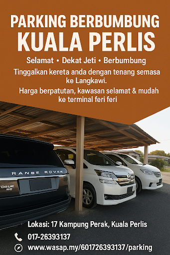 JETI KUALA PERLIS PARKING BERBUMBUNG KUALA PERLIS /dijaga /dipantau 24 jam