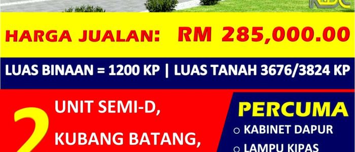 Rumah Banglo Mewah Dijual di Kelantan – Harga Berpatutan, Lokasi Strategik