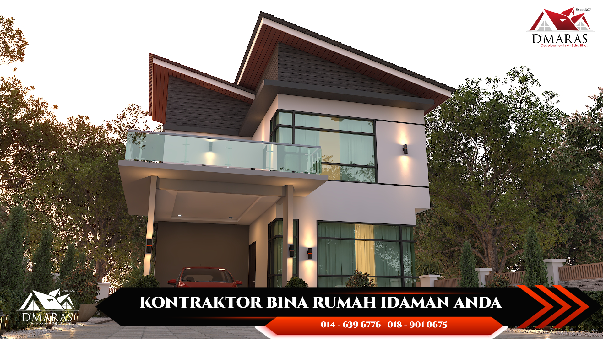 Projek Rumah Baru oleh D’ Maras Development (M) Sdn Bhd – Kontraktor Bina Berkualiti