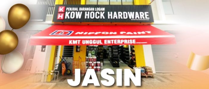 Kow Hock Hardware Jasin – Kedai Peralatan & Hardware Berkualiti, Harga Berpatutan