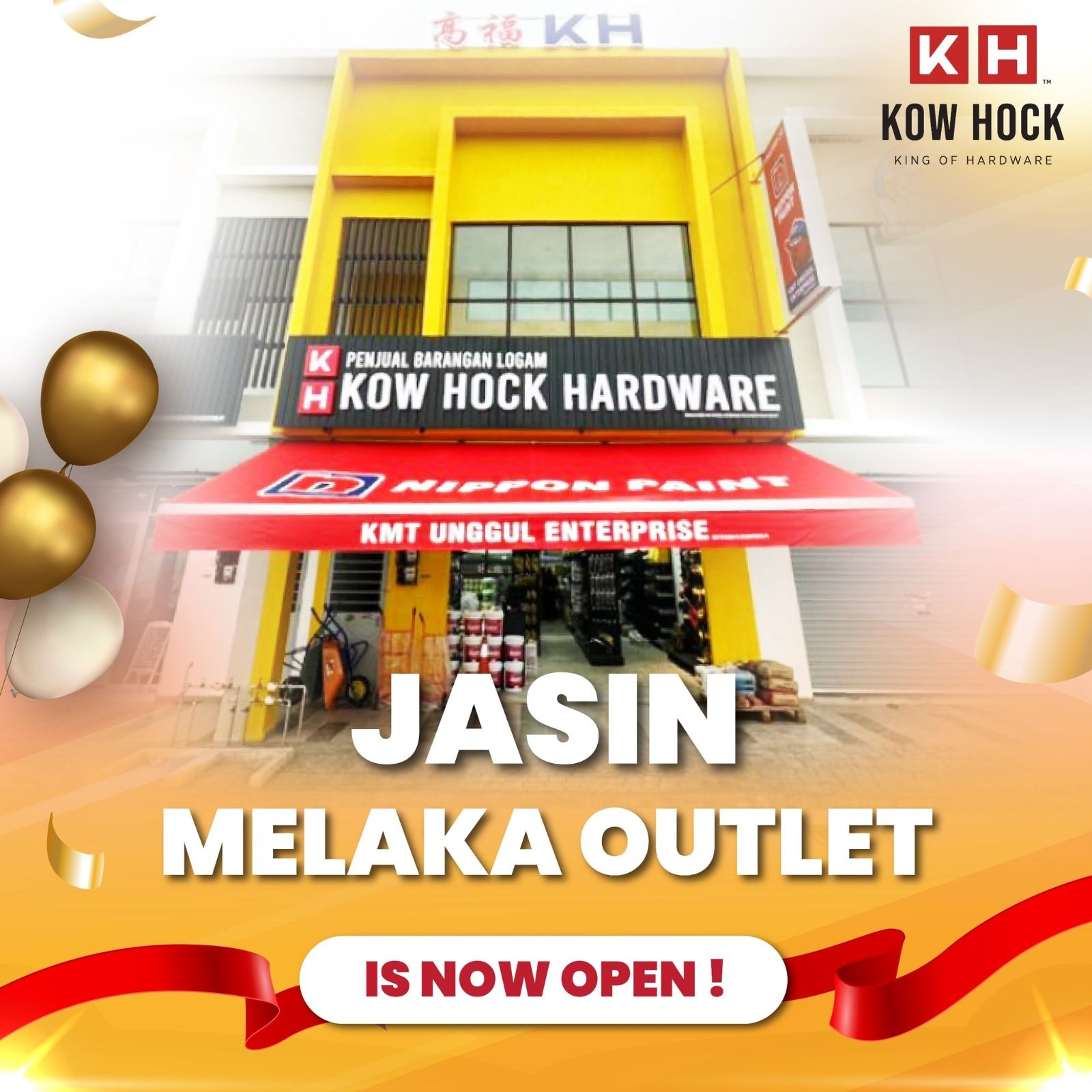 Kow Hock Hardware Jasin – Kedai Peralatan & Hardware Berkualiti, Harga Berpatutan