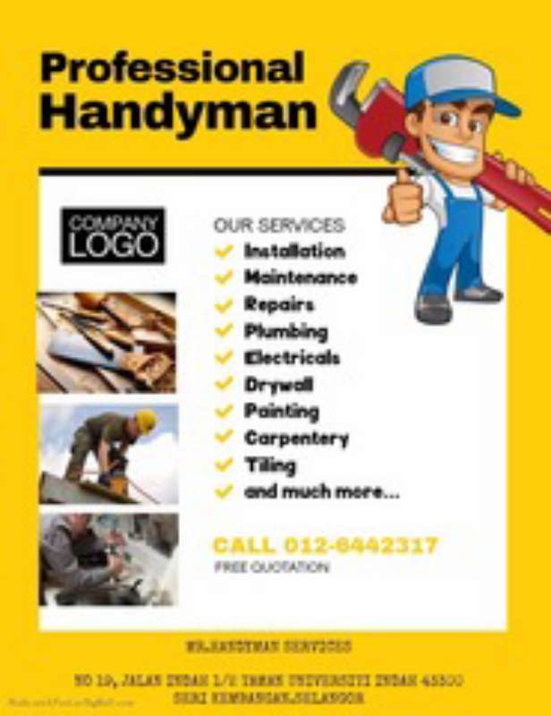 Perkhidmatan Handyman Malaysia – Servis Rumah & Pembaikan Cepat, Profesional & Berpatutan