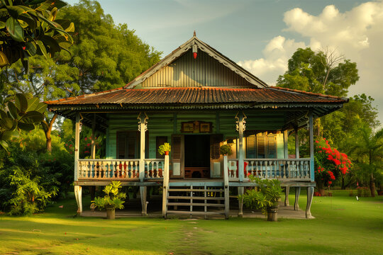 Keindahan Kampung Tradisional: Pemandangan Alam, Rumah Kayu & Kehidupan Sederhana