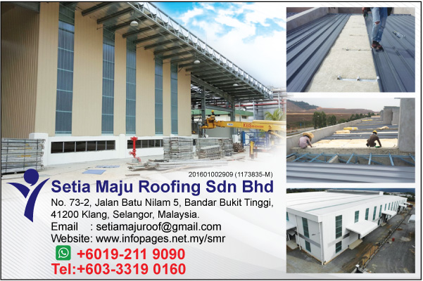 Setia Maju Roofing Sdn. Bhd. – Pakar Bumbung & Pembinaan Atap Berkualiti