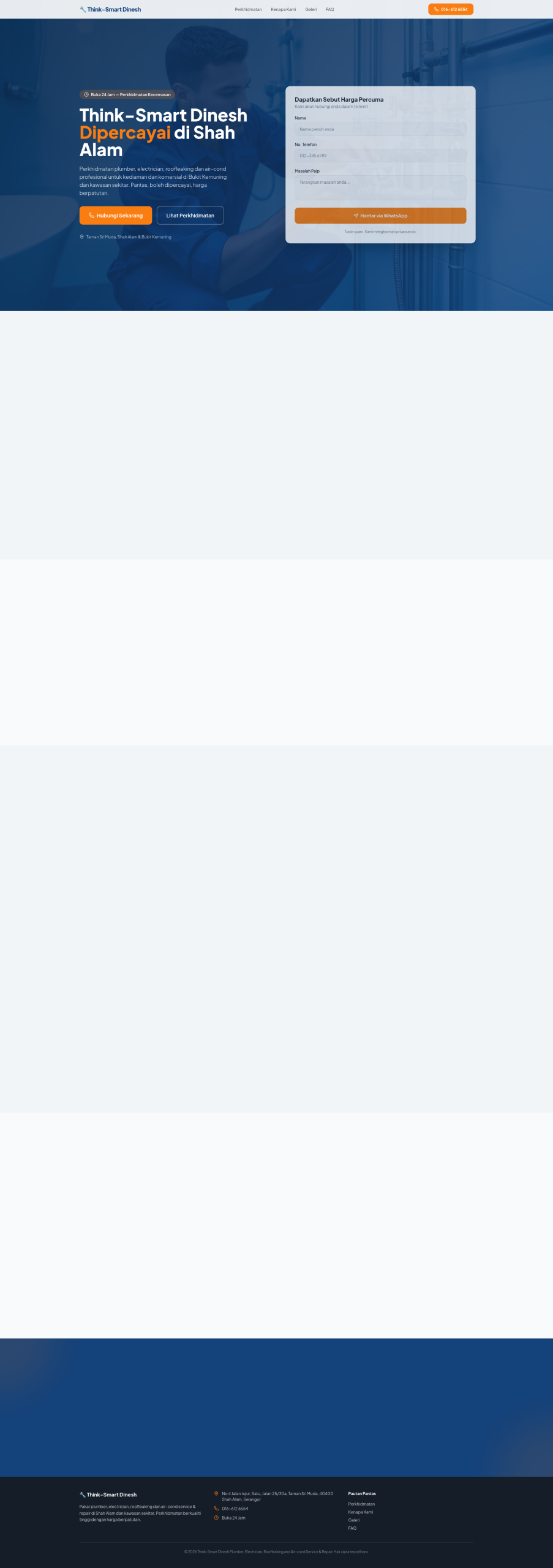Perkhidmatan Paip, Elektrik, Kebocoran Bumbung & Penyaman Udara oleh Dinesh – Pembaikan & Penyelenggaraan