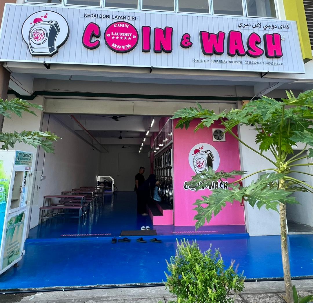 Coin & Wash Laundry Cepat di Taman Suria, Gurun, Kedah – Dobi Layan Diri